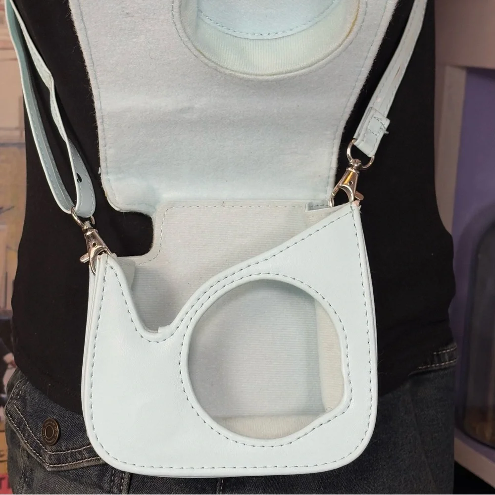 Baby Blue Instax Mini Camera Crossbody Case